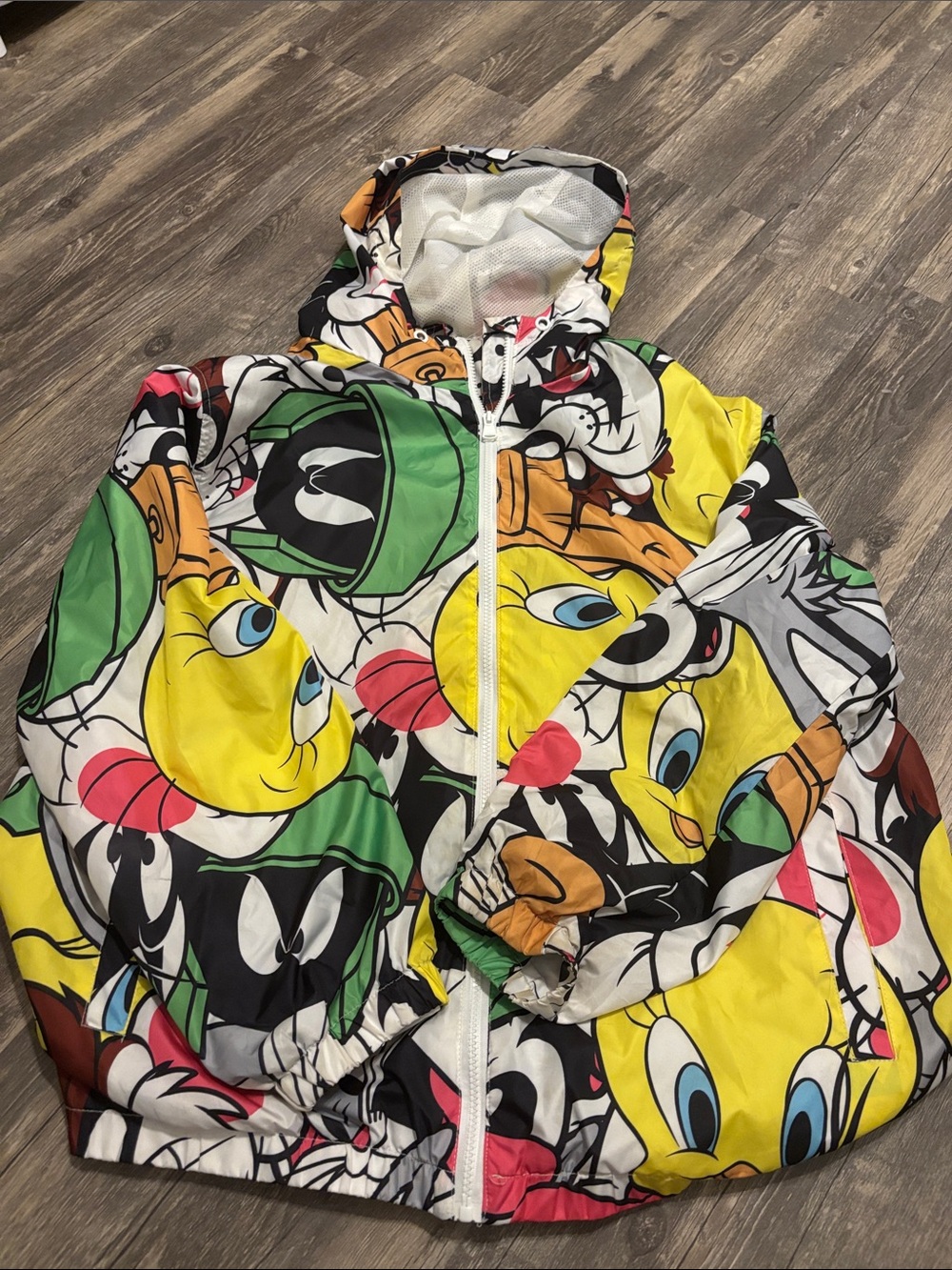 Members Only Kids' Cartoon Character Rain Jacket - Yellow Multi